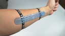 Beiter original arm guard clear blue 2.JPG