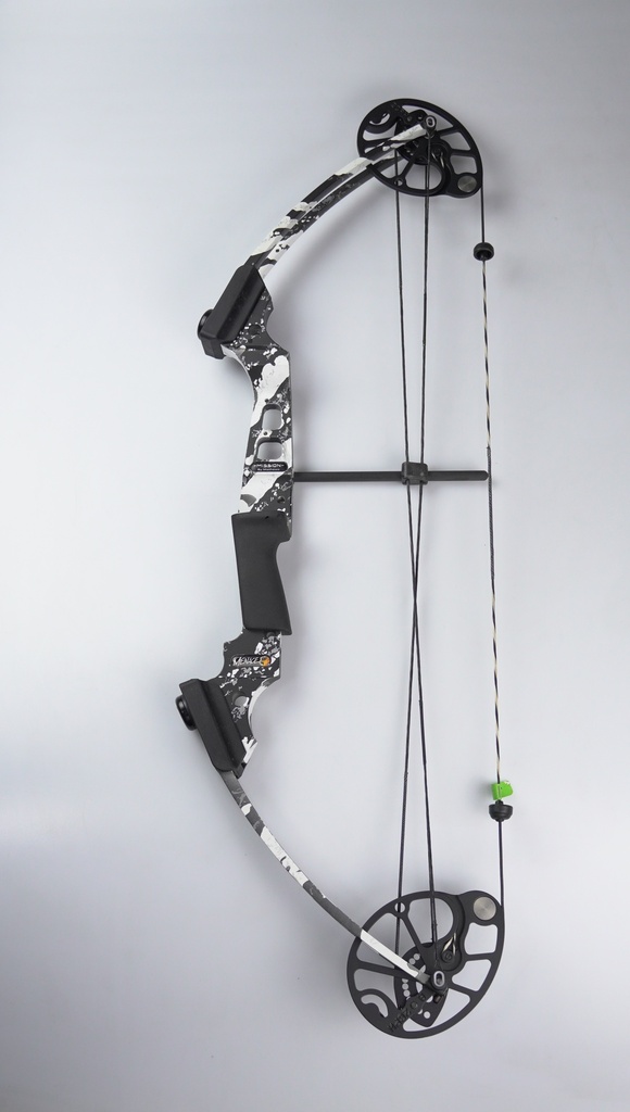 MISSION MENACE COMPOUND BOW RH BLACK WHITE