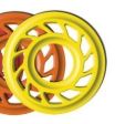 MATHEWS RUBBER HDS 3/8 YELLOW