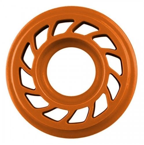 MATHEWS RUBBER HDS 3/8 ORANGE
