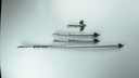 WNS SAT STABILIZER SET 28", 10", 4" AND 45 DEG. SILVER
